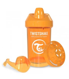 لیوان آبمیوه خوری 300 میل نارنجی تویست شیک Twistshake Crawler Cup 300ml Orange