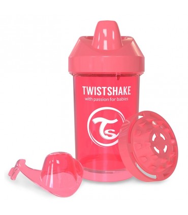 لیوان آبمیوه خوری 300 میل تویست شیک Twistshake Crawler Cup 300ml Peach