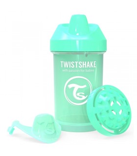 لیوان آبمیوه خوری 300 میل سبز پاستلی تویست شیک Twistshake Crawler Cup 300ml Pastel Green