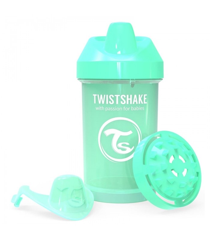 لیوان آبمیوه خوری 300 میل تویست شیک Twistshake Crawler Cup 300ml Pastel Green