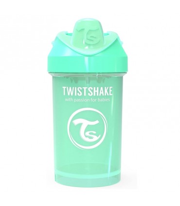 لیوان آبمیوه خوری 300 میل تویست شیک Twistshake Crawler Cup 300ml Pastel Green