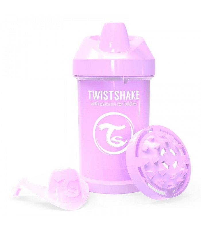 لیوان آبمیوه خوری 300 میل تویست شیک Twistshake Crawler Cup 300ml Pastel Purple