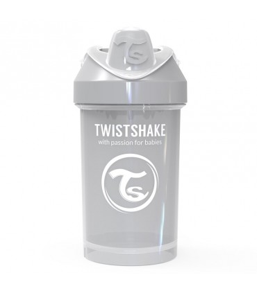 لیوان آبمیوه خوری 300 میل تویست شیک Twistshake Crawler Cup 300ml Pastel Grey