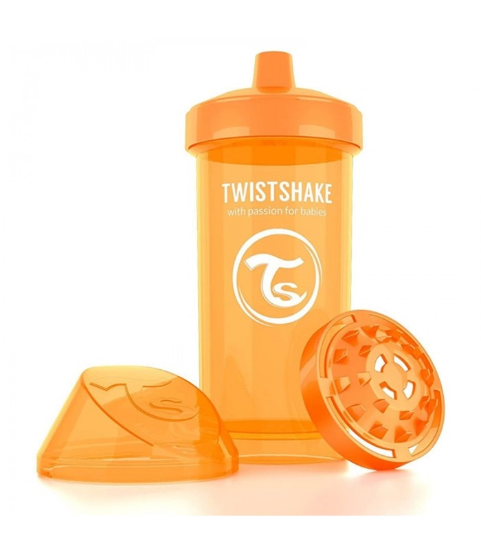 لیوان آبمیوه خوری 360 میل تویست شیک Twistshake Crawler Cup 360ml Orange