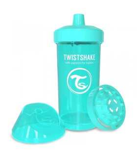 لیوان آبمیوه خوری 360 میل فیروزه ای تویست شیک Twistshake Crawler Cup 360ml Turquoise