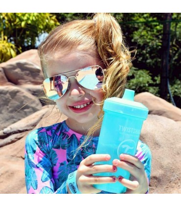 لیوان آبمیوه خوری 360 میل تویست شیک Twistshake Crawler Cup 360ml Green