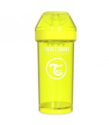لیوان آبمیوه خوری 360 میل تویست شیک Twistshake Crawler Cup 360ml Yellow
