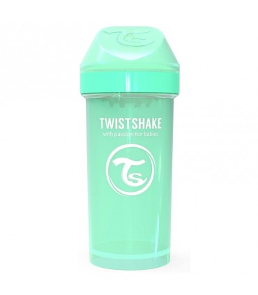لیوان آبمیوه خوری 360 میل تویست شیک Twistshake Crawler Cup 360ml Pastel Green