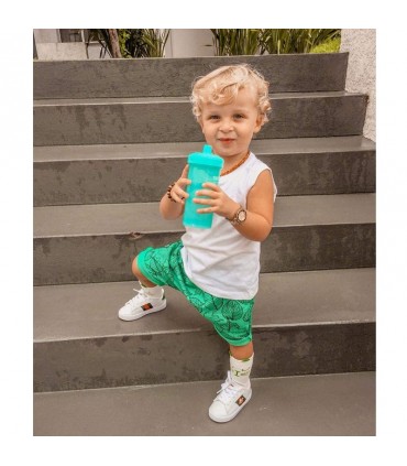 لیوان آبمیوه خوری 360 میل تویست شیک Twistshake Crawler Cup 360ml Pastel Green