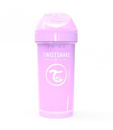 لیوان آبمیوه خوری 360 میل تویست شیک Twistshake Crawler Cup 360ml Pastel Purple