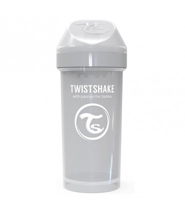 لیوان آبمیوه خوری 360 میل تویست شیک Twistshake Crawler Cup 360ml Pastel Grey