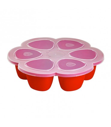 محفظه غذا 6 وعده ای ب آ با Béaba Multiportions Storage Tray Paprika