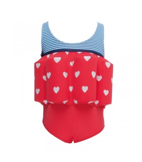 مایو با جلیقه شناوری طرح ملوانی (2 سال) Archimede Marin Buoyancy swimsuit