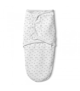 قنداق نخی طرح مثلث سامر Summer SwaddleMe Grey Triangle