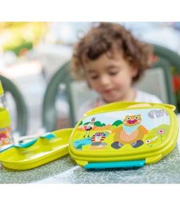 ظرف غذاو اسنک اوپس سبز Oops Cool-Lunch Kit