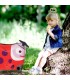 چمدان چرخ دار 2 کاره اوپس طرح کفشدوزک Oops Ride-on Trolley S ladybug