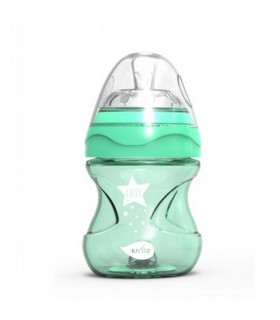 شیشه شیر ضد نفخ 150 میل نوویتا سبز Nuvita Mimic Cool Baby Bottle