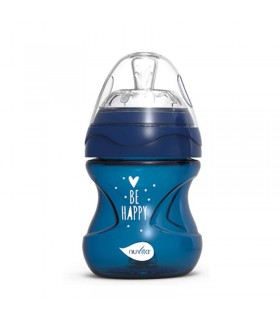 شیشه شیر ضد نفخ 150 میل نوویتا سرمه ای Nuvita Mimic Cool Baby Bottle