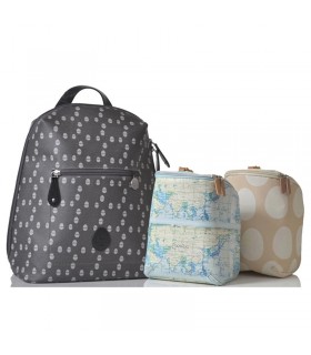 کیف لوازم هارت لند خاکستری طرحدار پاکاپاد Pacapod Hartland