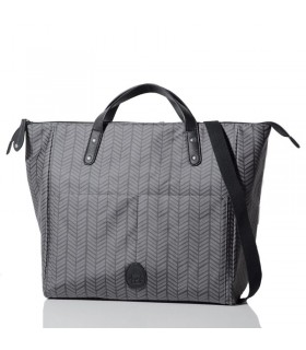 کیف لوازم سانتن زغالی طرحدار پاکاپاد Pacapod Saunton Charcoal