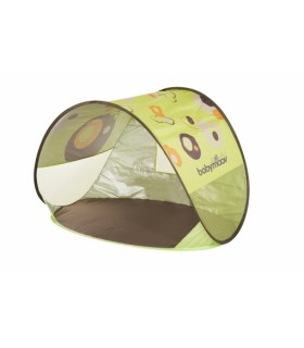 چادر بازی کف دارضدآفتاب سبز و قھوه اي طرحدارBabymoov