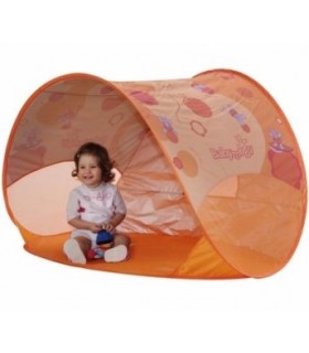 چادر بازی کف دارضدآفتاب نارنجي طرحدارBabymoov