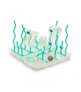 پایه خشک کن شیشه و ظروف تاشو سبز نوویتا Nuvita Foldable Bottle