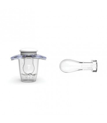 پستانک دو عددی ارتودنسی صورتی طرح پاندا نوویتا Nuvita Air 55