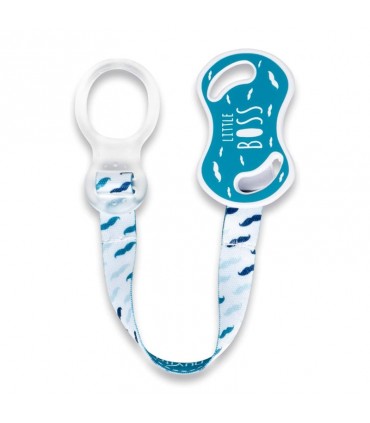 بند پستانک با حلقه سیلیکونی نوویتا رنگ آبی Nuvita Pacifier