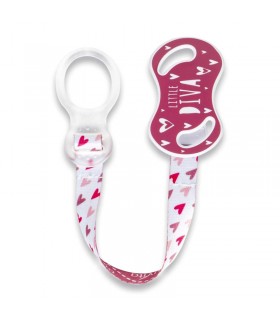 بند پستانک با حلقه سیلیکونی نوویتا رنگ بنفش Nuvita Pacifier