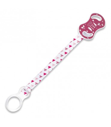 بند پستانک با حلقه سیلیکونی نوویتا رنگ بنفش Nuvita Pacifier