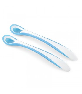 ست 2 عددی قاشق حرارتی آبی نوویتا Nuvita Set of Thermo Sensitive Spoons