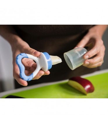 توری میوه خوری با درپوش آبی نوویتا Nuvita 2 in 1 Feeder and