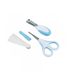 ست مانیکور آبی پاستل نوویتا Nuvita Baby Nail Care Kit