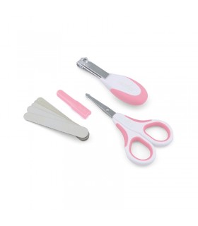 ست مانیکور صورتی پاستل نوویتا Nuvita Baby Nail Care Kit