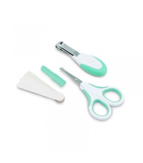 ست مانیکور سبز پاستل نوویتا Nuvita Baby Nail Care Kit