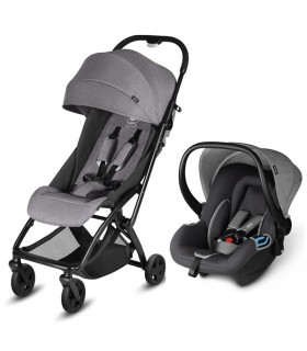 ست کالسکه کریر سی بی ایکس طوسی CBX ETU Travel System