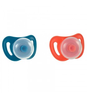 پستانک 2 عددی 6-0 ماه ارتودنسی نارنجی آبی یومه Umee Ballon