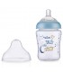 شیشه شیر طلق 270 میل آبی نوبی Nuby Wide Neck Bottle