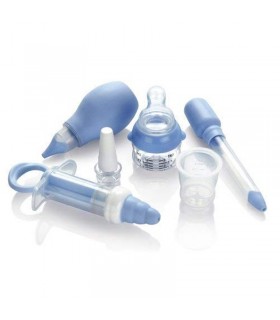 ست قنداغ خوري و پوآر و سرنگ دارو و قطره چکان Nuby