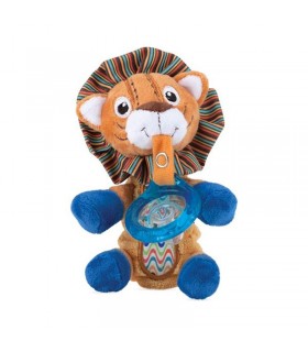 پستانک بادامی 6-0 ماه با آویز عروسکی نوبی Nuby Pacifier with