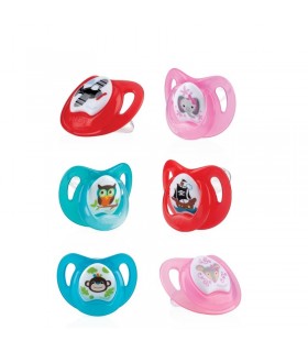 پستانک 0 تا 6 ماه ارتودنسی 2 عددی نوبی Nuby Orthodontic Pacifier