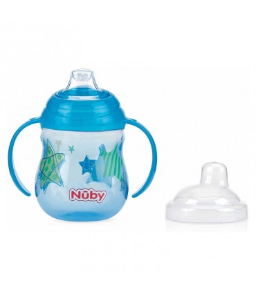 لیوان آبمیوه خوری دسته دار نوبی Nuby No-Spill Cup with Handles