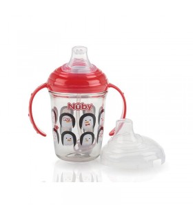 لیوان دسته دار با نی 360 درجه نوبی Nuby No-Spill Cup with 360°