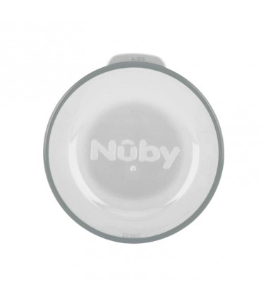 لیوان شفاف دسته دار با درب 360 درجه +6 ماه نوبی Nuby 360°