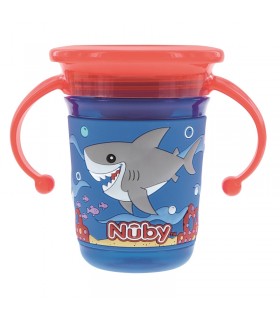 لیوان دسته دار 360 درجه با روکش 3D نوبی Nuby 360° Wonder Cup