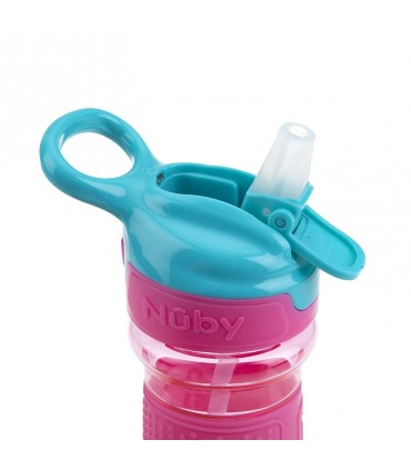 لیوان نی دار 360 میل نوبی Nuby Flip-It Soft Spout Cup