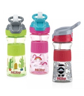 لیوان نی دار 360 میل نوبی Nuby Flip-It Soft Spout Cup