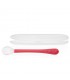 قاشق سیلیکونی همراه با محفظه نوبی Nuby Soft Silicone Overmolded