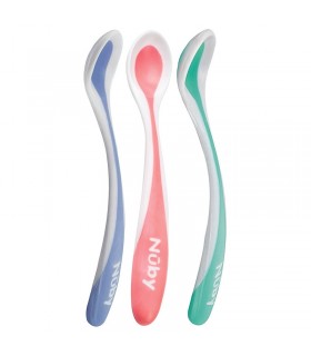 ست 2 عددی قاشق حرارتی نوبی Nuby Patented Hot Safe Spoon